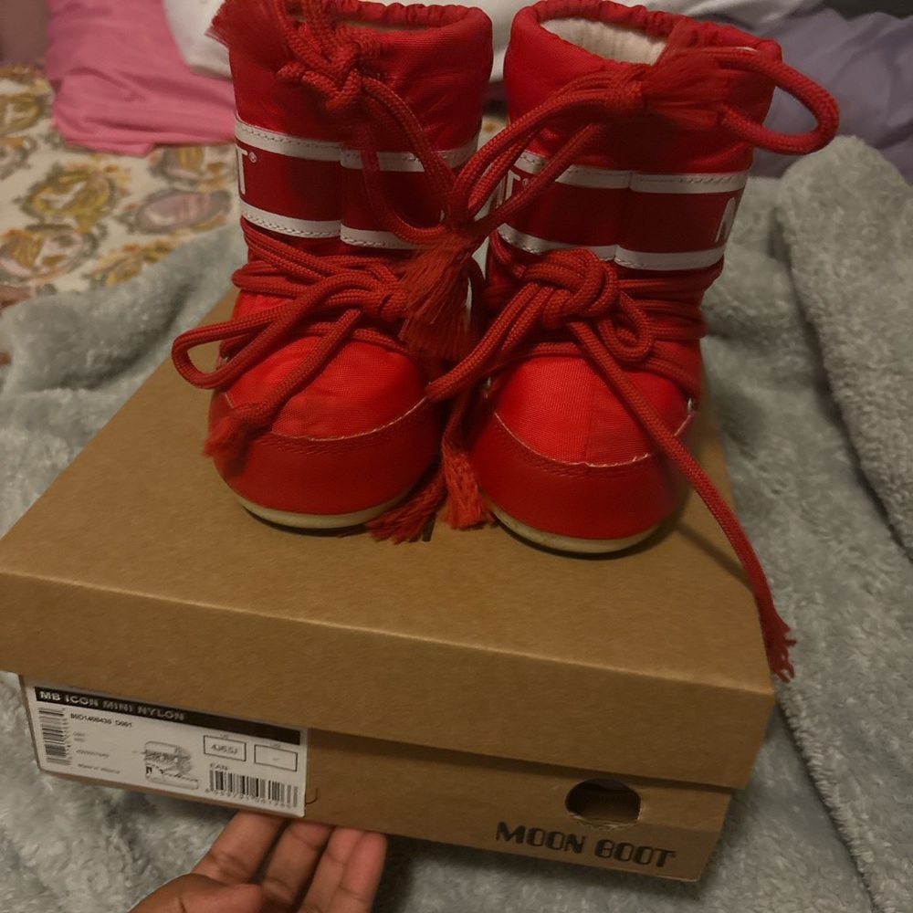 ICON Kids Red Snow Boots